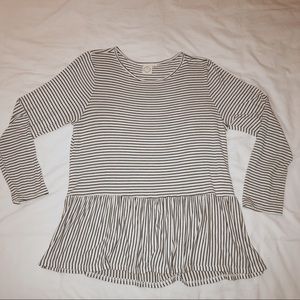 ✮ striped flowy top ✮